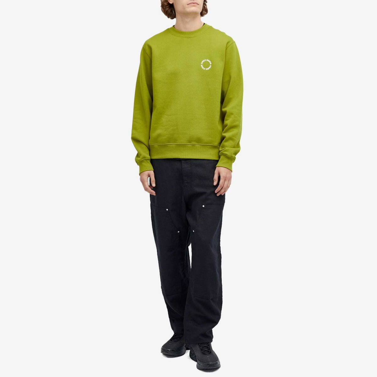 Daily Paper Men's Orbit Sweatshirt in Cardamom Green