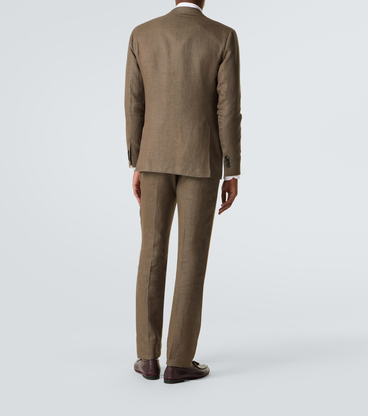 Kiton Linen, wool, and silk suit