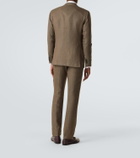 Kiton Linen, wool, and silk suit