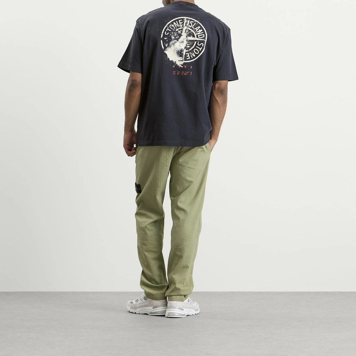 Stone Island Men's Desert T-Shirt in Navy Blue