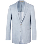 Canali - Kei Slim-Fit Unstructured Linen and Wool-Blend Suit Jacket - Blue