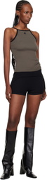 Courrèges Gray Contrast Tank Top