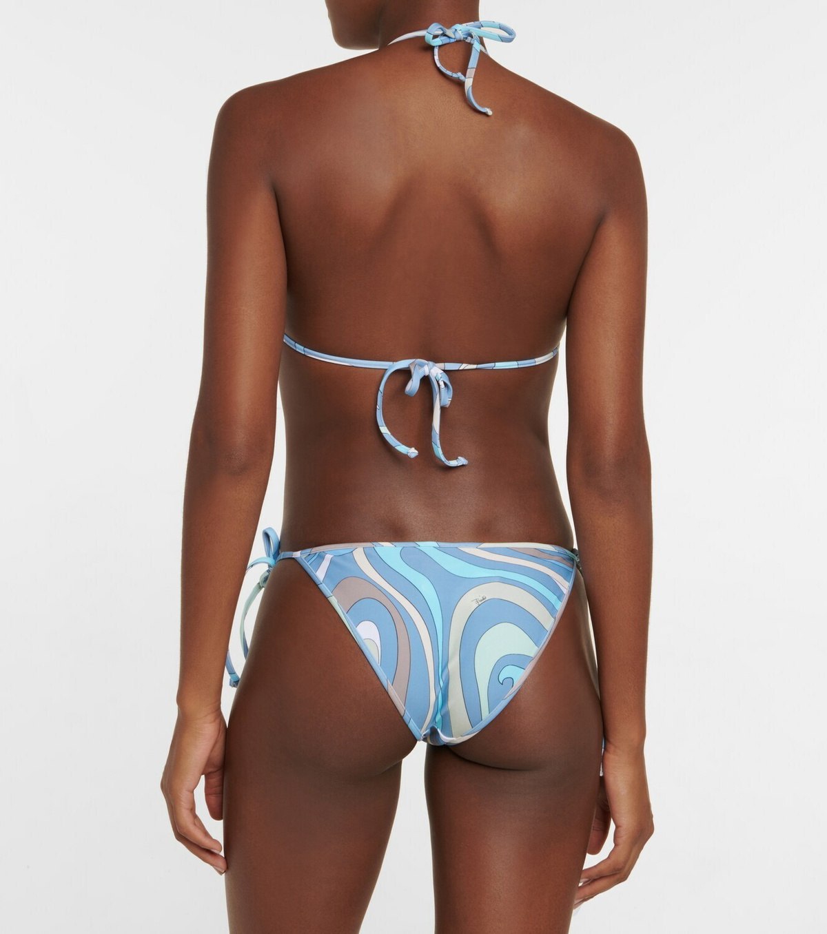 Pucci - Printed halterneck bikini top Emilio Pucci