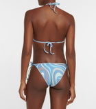 Pucci - Printed halterneck bikini top