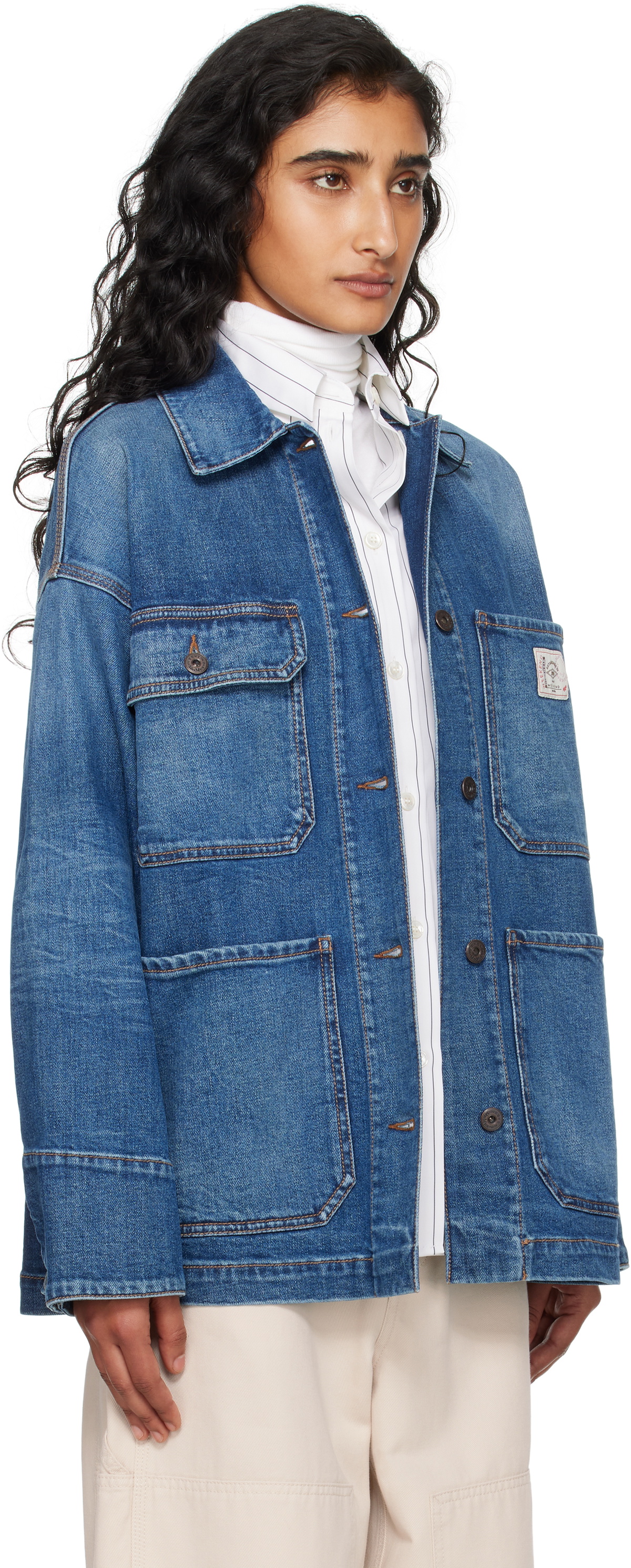 Weekend Max Mara Blue Aligi Denim Jacket