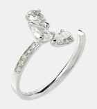 Repossi Serti sur Vide 18kt white gold ring with diamonds