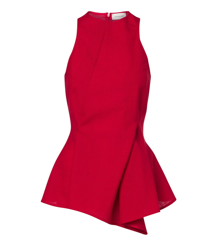 Photo: Magda Butrym Asymmetric virgin wool top