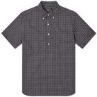 Beams Plus Short Sleeve Pullover Print Geometric Shirt