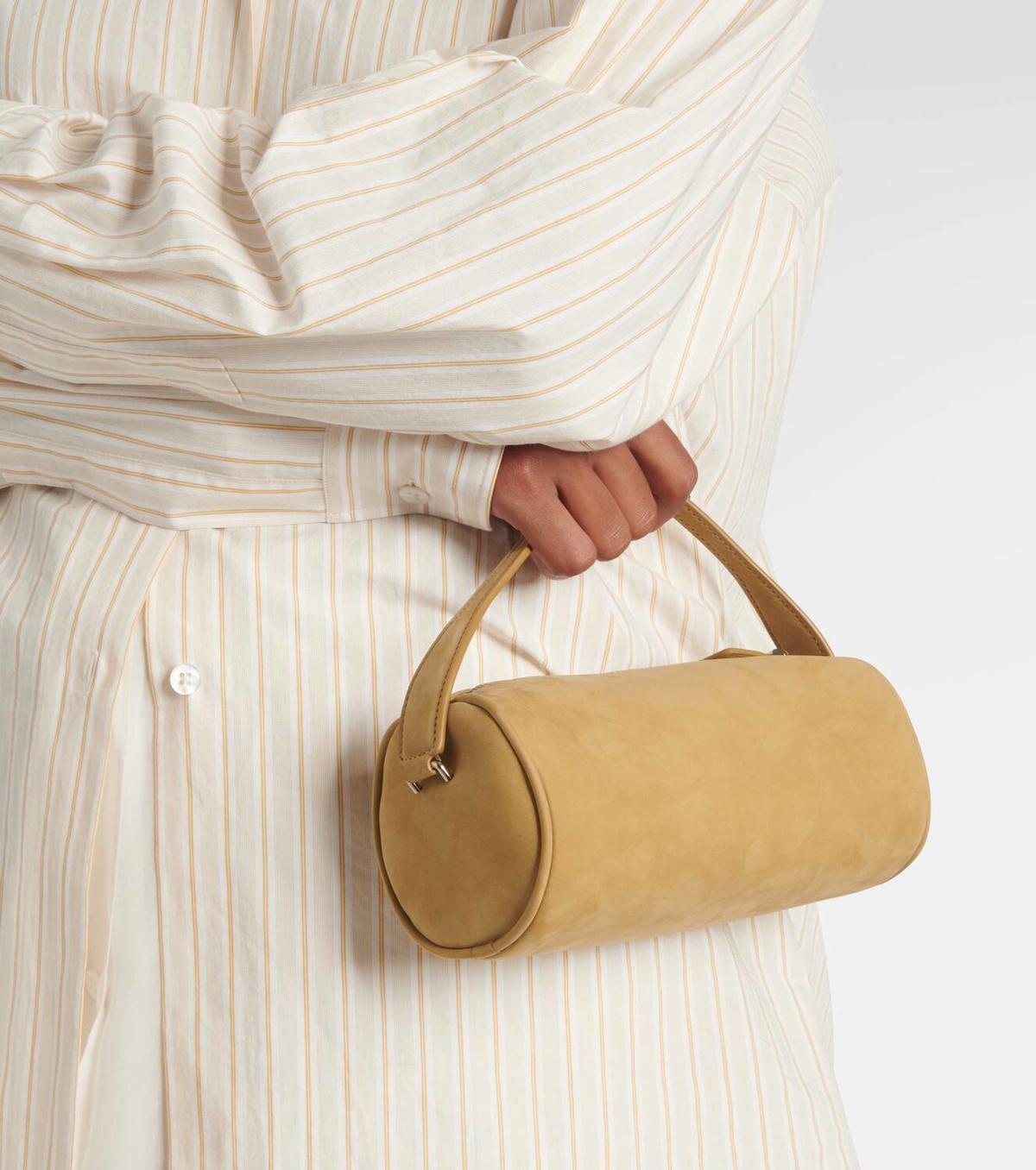 The Row 90's Bag 19cm in Suede