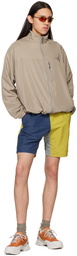 Gramicci Blue & Green Packable Shorts