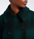 Polo Ralph Lauren Plaid wool-blend peacoat