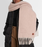 Moncler Alpaca and wool-blend scarf