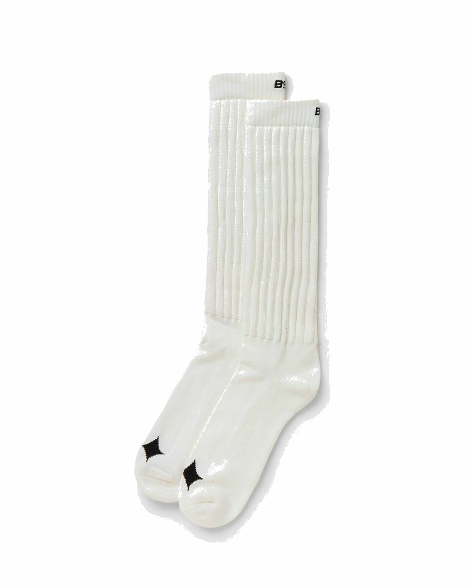 Photo: Bstn Brand Retro Socks Double Pack White - Mens - Socks