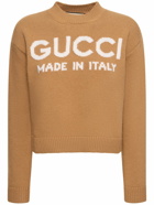 GUCCI - Supergee Wool Crewneck Sweater