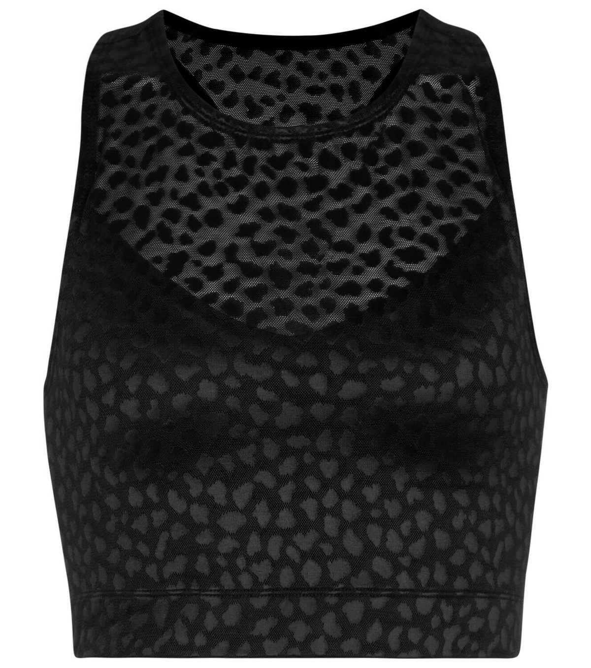 Adam Selman Sport Stretch-nylon crop top