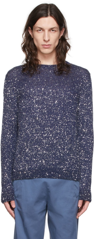 Photo: Stella McCartney Navy Nylon Sweater