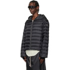 Rick Owens Moncler + Rick Owens Black Ziplock Down Jacket