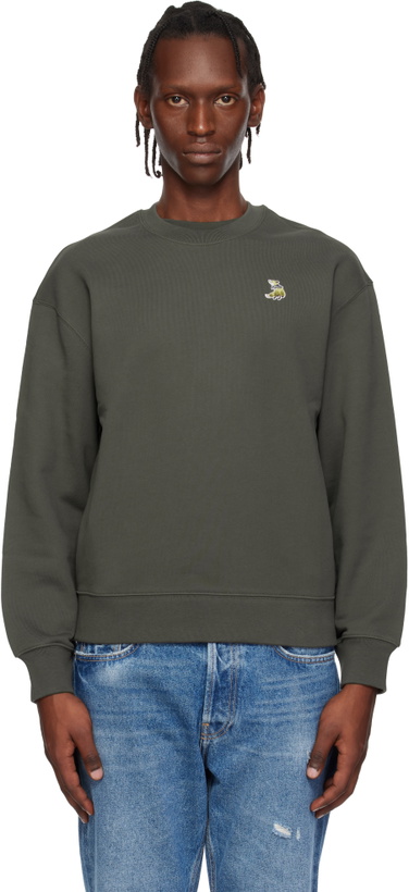 Photo: Maison Kitsuné Brown Dreaming Fox Comfort Sweatshirt