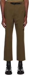 Goldwin Brown One Tuck Trousers