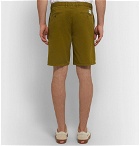 Norse Projects - Aros Slim-Fit Garment-Dyed Cotton-Twill Shorts - Men - Green