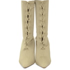 YEEZY Tan Knit Sock Boots