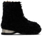 EGONlab Black Stun Shearling Boots