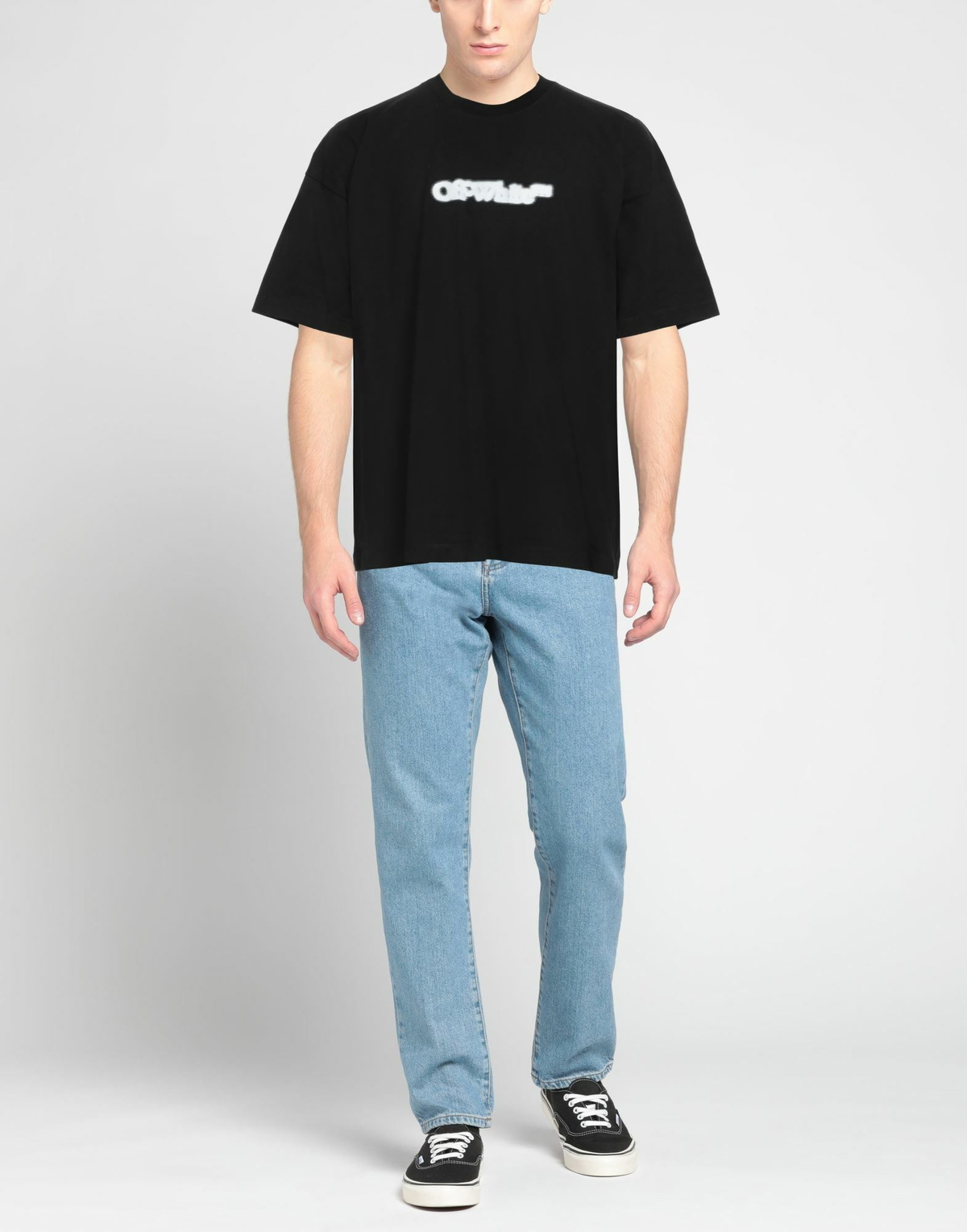 Off-white Mens T-shirt in Black