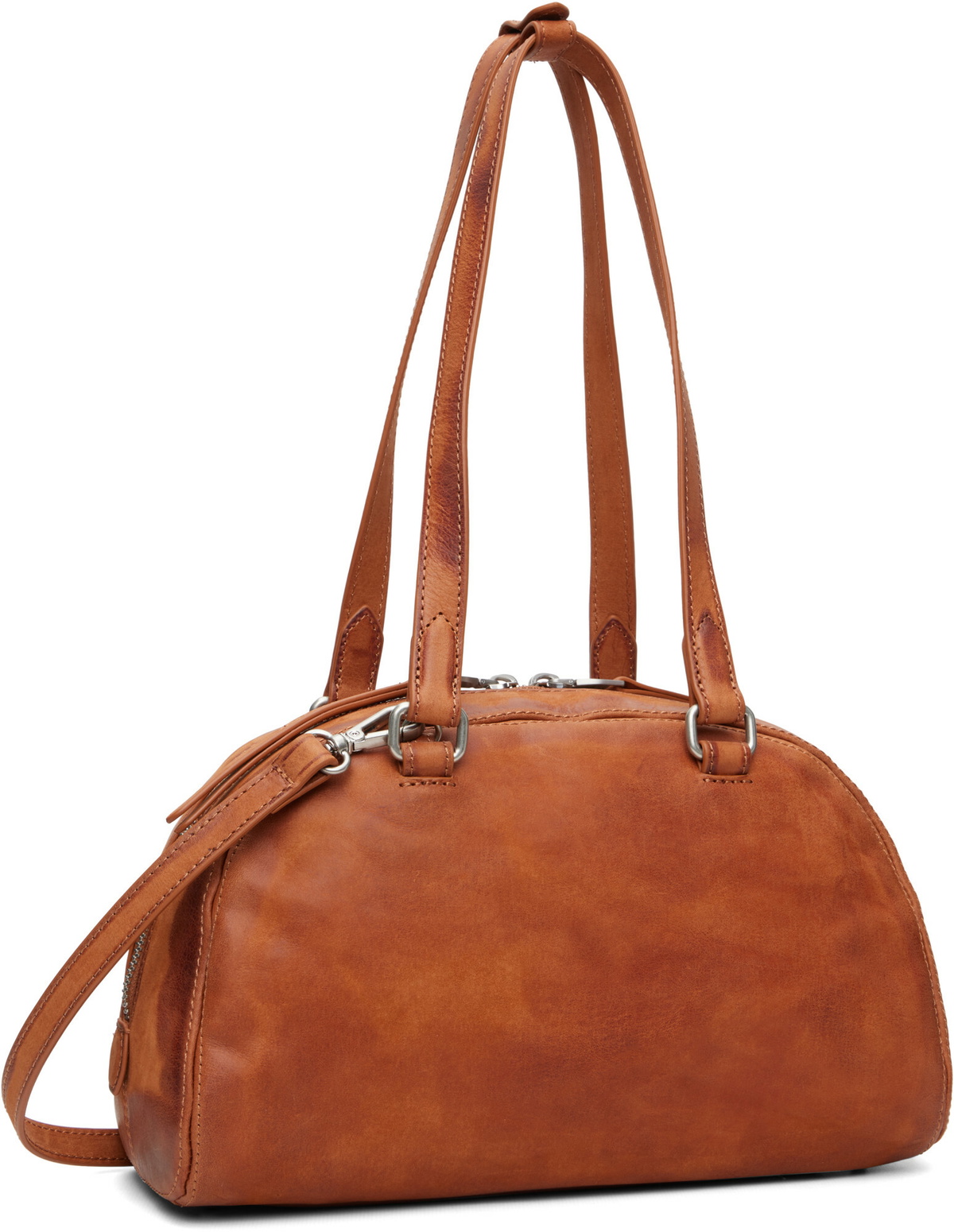 Diesel Brown 1DR Dome Soft Shoulder Bag
