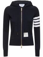 THOM BROWNE 4 Bars Zip Hoodie Sweatshirt