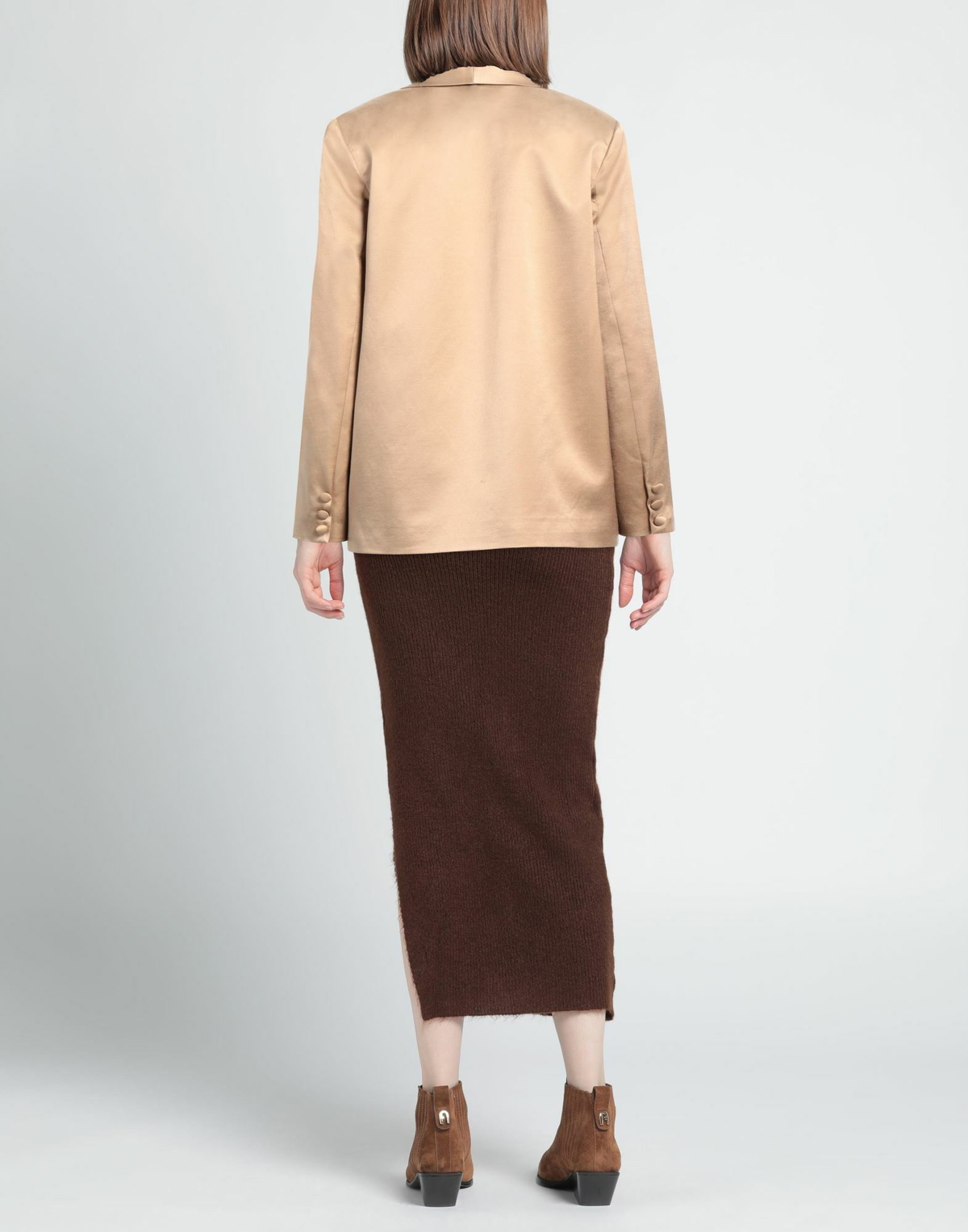 Jijil Womens Blazer in Camel