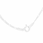 Alec Doherty Lock and Key Pendant Necklace in Silver 