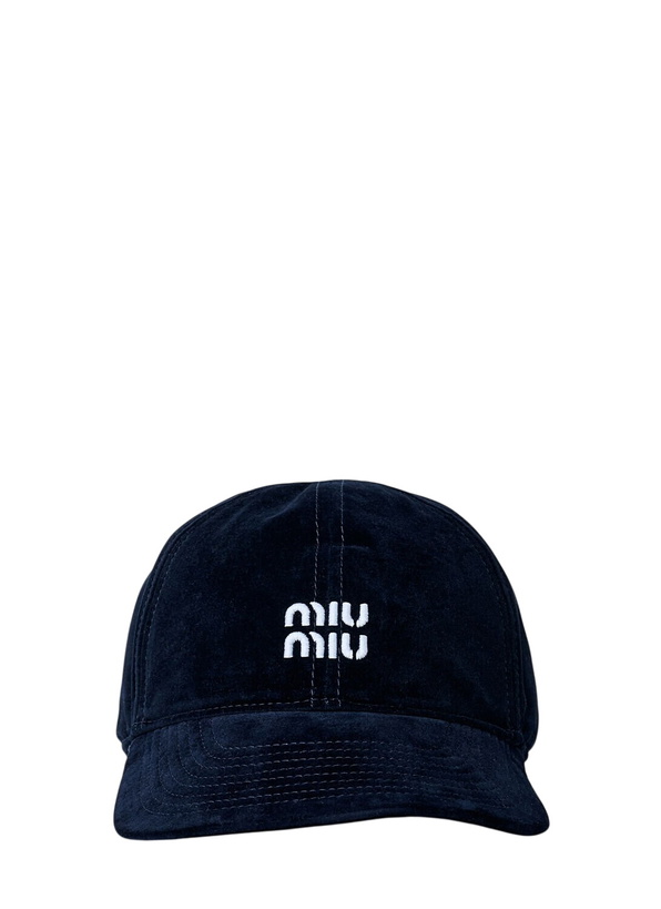 Photo: Miu Miu Logo Motif Baseball Cap