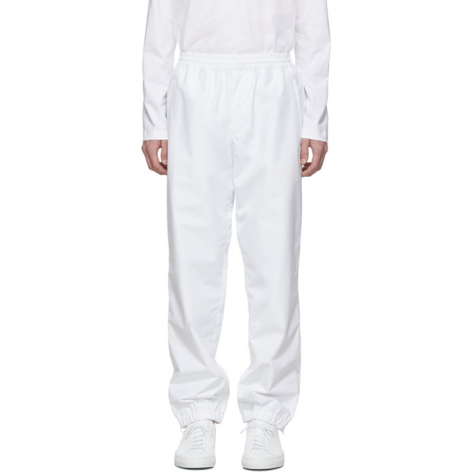 Photo: Helmut Lang White Pull-On Track Pants