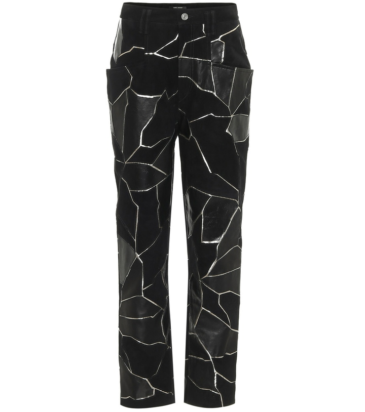 Photo: Isabel Marant - Maeko straight leather pants