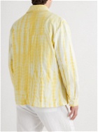 SMR Days - Wittering Tie-Dyed Organic Cotton Jacket - Yellow
