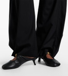 Loewe Pebble Soft leather mules