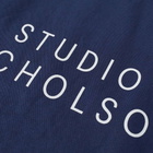 Studio Nicholson Men's Logo Tote in Dark Navy