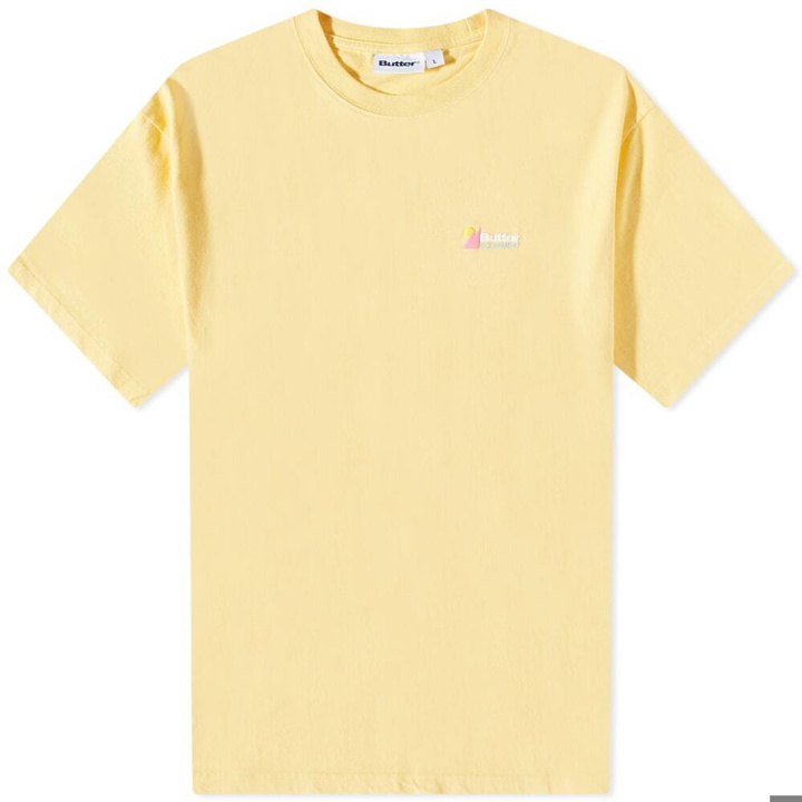 Photo: Butter Goods Men's Heavyweight Pigment Dyed T-Shirt in Custard