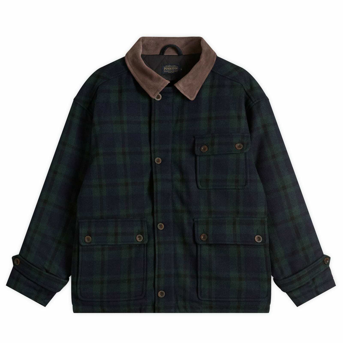 Pendleton Men's Hunting Jacket in Black Watch Tartan