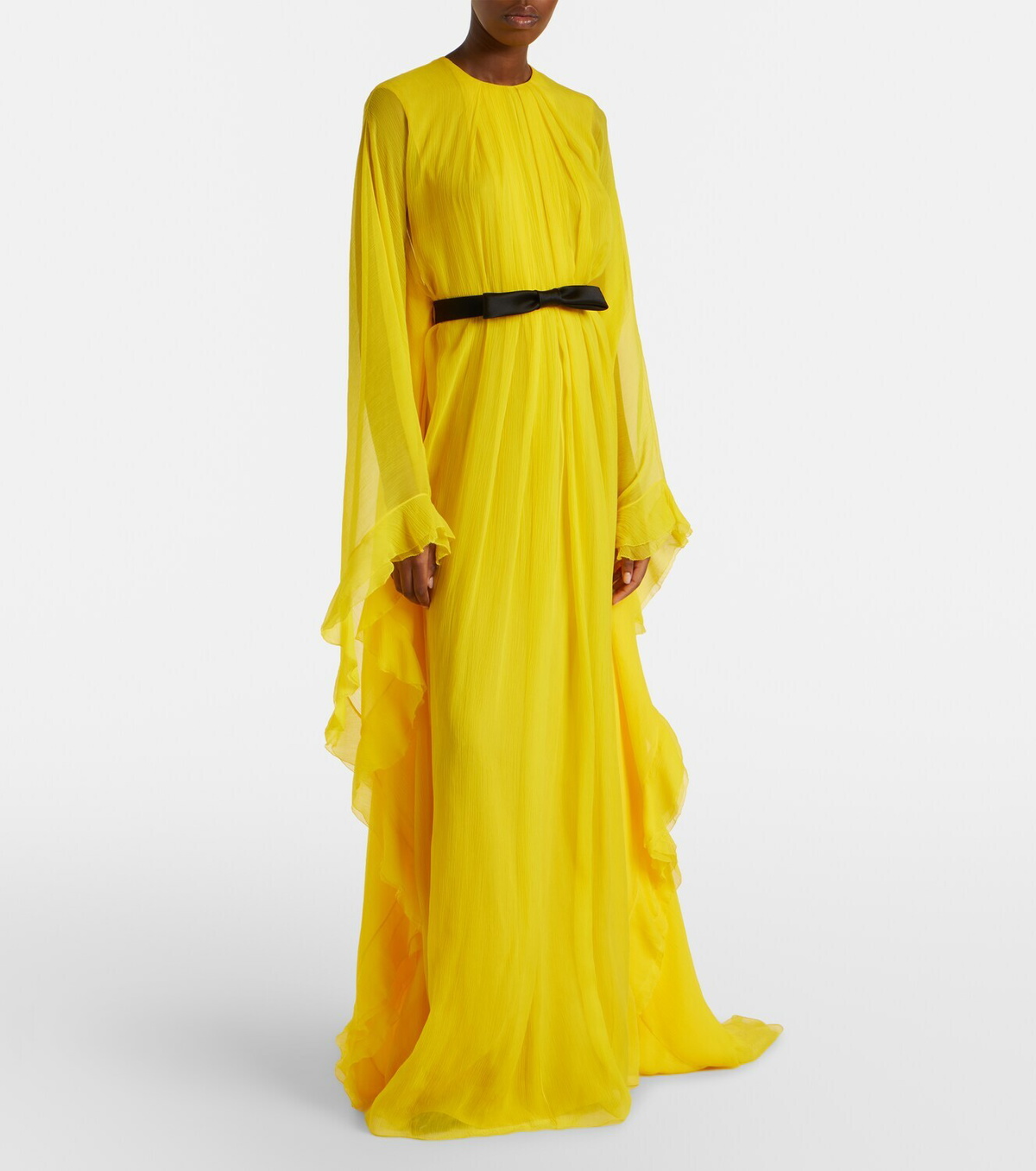 Givenchy Belted silk gown