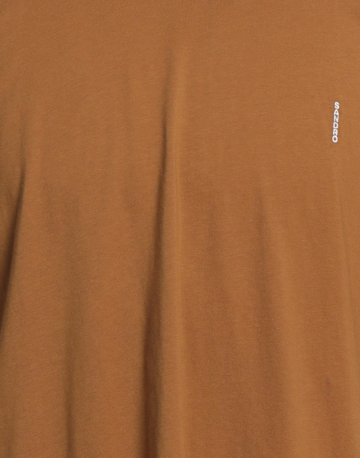 Sandro Mens T-shirt Camel