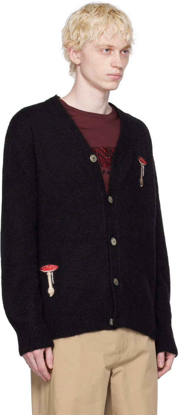 Lanvin Black Embroidered Cardigan Lanvin