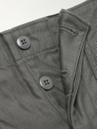 Kaptain Sunshine - Baker Straight-Leg Cotton Trousers - Gray