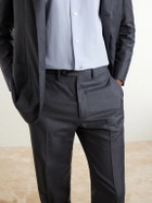 Kiton - Straight-Leg Wool Suit Trousers - Gray