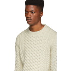 rag and bone Ivory Trevor Aran Sweater