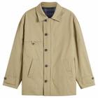 Maison Margiela Women's Parka Jacket in Beige/Blue