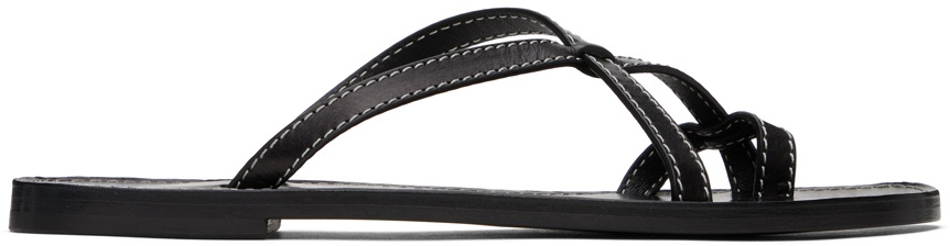 Photo: The Row Black Link Sandals
