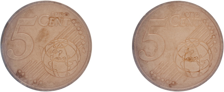 Photo: D'heygere Bronze Vaquera Edition Coin Earrings