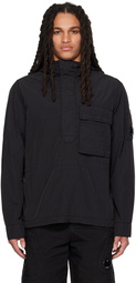 C.P. Company Black Garment-Dyed Jacket