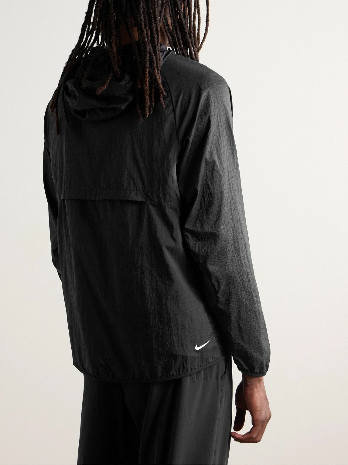 NIKE◆トップス/L/ナイロン/BLK NIKE ナイキ カットソー 長袖 メンズ クラブ トップ ヘンリー